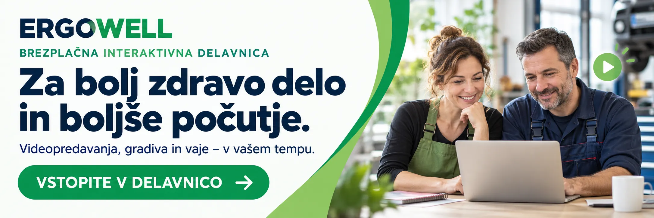 Banner za interaktivno delavnico